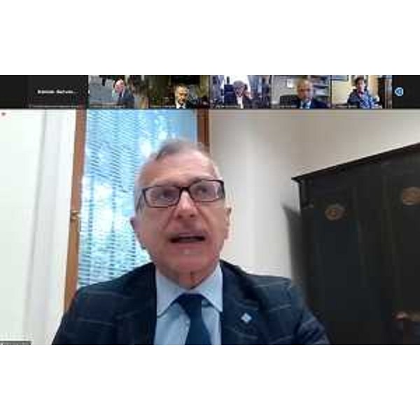 L'intervento del presidente del Cr Fvg, Piero Mauro Zanin - L'intervento del presidente del Cr Fvg, Piero Mauro Zanin