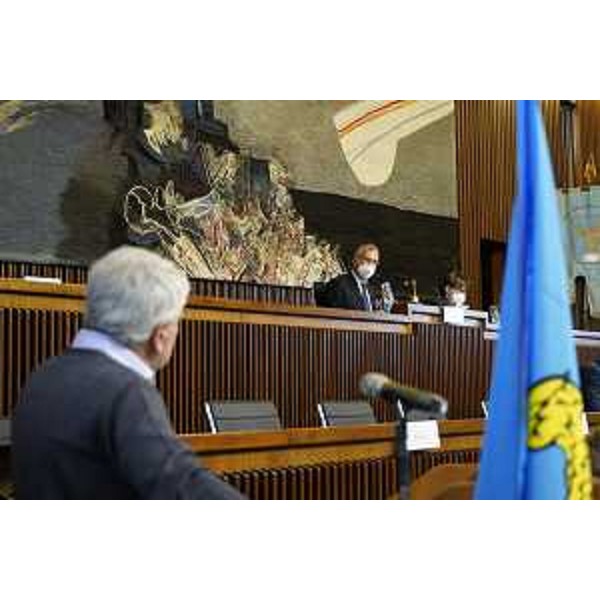 L'intervento del presidente Piero Mauro Zanin - L'intervento del presidente Piero Mauro Zanin