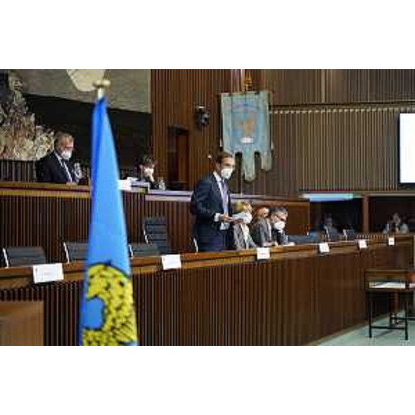 L'intervento del presidente Massimiliano Fedriga - L'intervento del presidente Massimiliano Fedriga