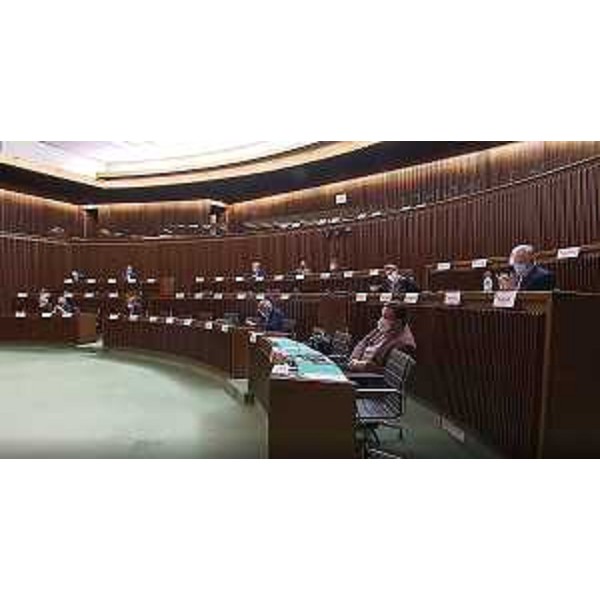 La III Commissione consiliare durante la seduta nell'emiciclo di piazza Oberdan a Trieste - La III Commissione consiliare durante la seduta nell'emiciclo di piazza Oberdan a Trieste