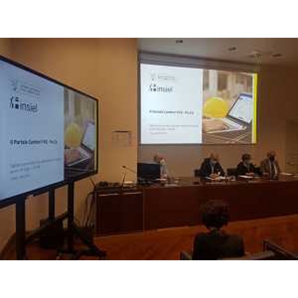 Un momento della presentazione del Portale cantieri del Friuli Venezia Giulia - Un momento della presentazione del Portale cantieri del Friuli Venezia Giulia