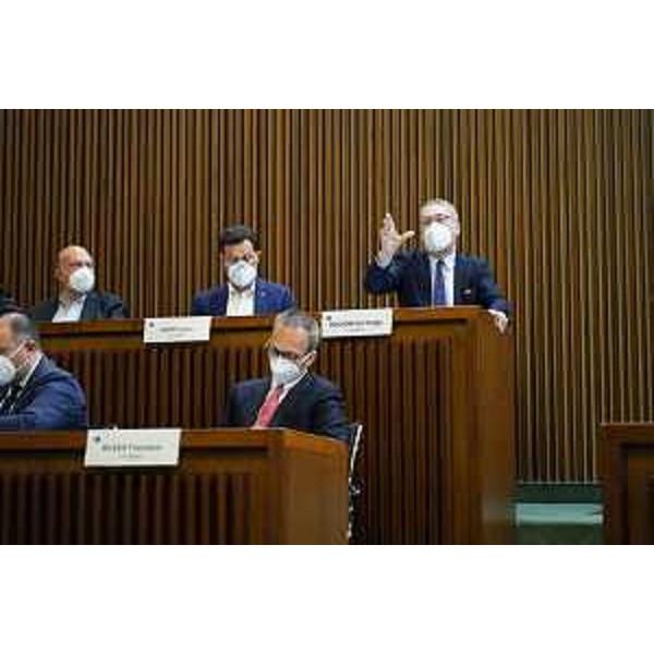 I banchi del Pd durante l'esame del provvedimento in II Commissione - I banchi del Pd durante l'esame del provvedimento in II Commissione