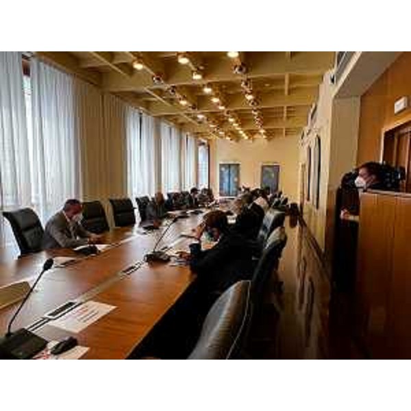 La Giunta per le nomine del Cr Fvg riunita in sala Gialla - La Giunta per le nomine del Cr Fvg riunita in sala Gialla