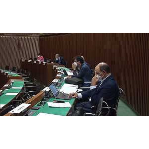 In primo piano l'ex e l'attuale capogruppo del M5S - In primo piano l'ex e l'attuale capogruppo del M5S