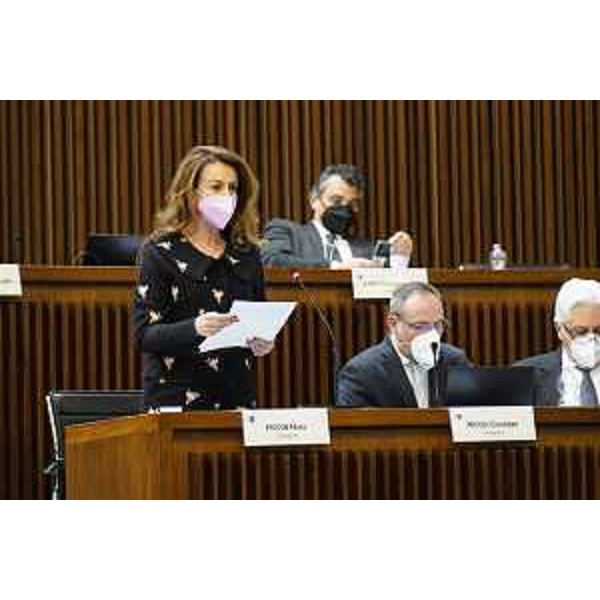 In prima fila, i consiglieri regionali di Forza Italia - In prima fila, i consiglieri regionali di Forza Italia