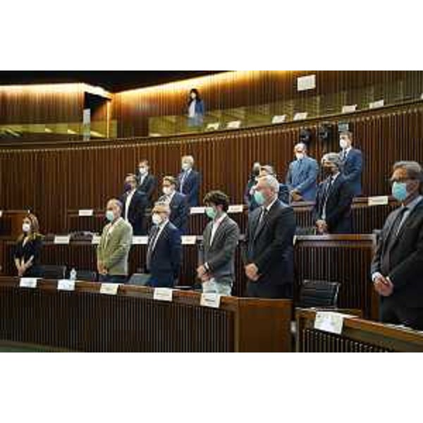 La commemorazione di Gaetano Valenti in Aula - La commemorazione di Gaetano Valenti in Aula