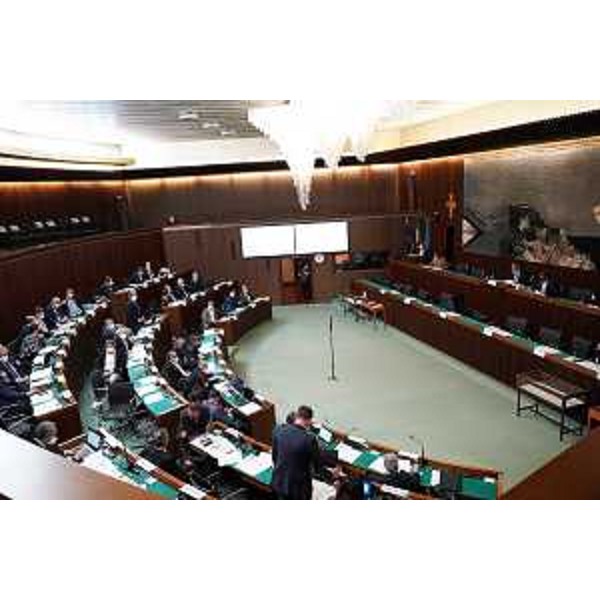 L'Aula del Consiglio regionale in una foto d'archivio - L'Aula del Consiglio regionale in una foto d'archivio