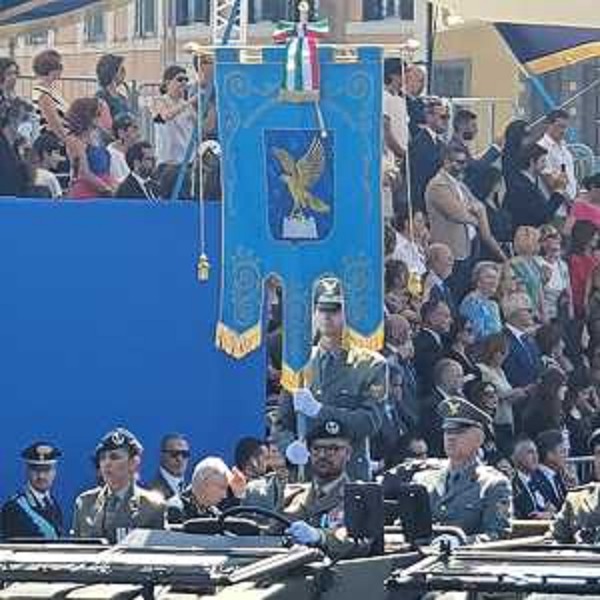 Un altro momento della cerimonia ai Fori Imperiali - Un altro momento della cerimonia ai Fori Imperiali