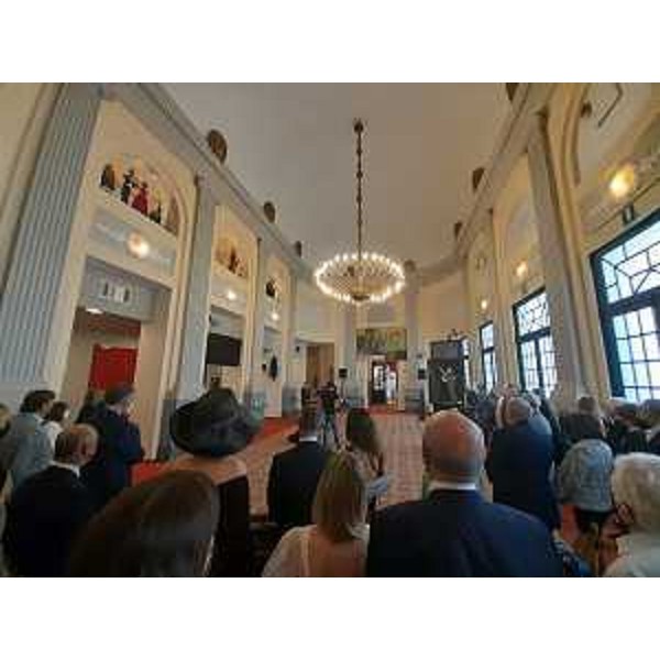 L'inaugurazione del busto di Ugo Irneri al Politeama Rossetti di Trieste - L'inaugurazione del busto di Ugo Irneri al Politeama Rossetti di Trieste