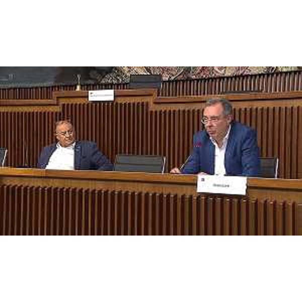 L'assessore regionale Graziano Pizzimenti e Lorenzo Tosolini (Lega), vicepresidente della IV Commissione - L'assessore regionale Graziano Pizzimenti e Lorenzo Tosolini (Lega), vicepresidente della IV Commissione