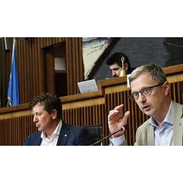 L'intervento dellassessore alle Risorse agroalimentari, forestali, ittiche e montagna, Stefano Zannier durante i lavori della II Commissione - L'intervento dellassessore alle Risorse agroalimentari, forestali, ittiche e montagna, Stefano Zannier durante i lavori della II Commissione