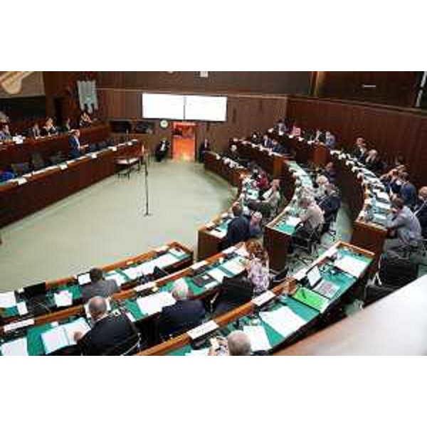 L'Aula durante i lavori - L'Aula durante i lavori