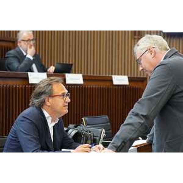 Mauro Di Bert (PrFvg/Ar) e Mauro Bordin (Lega) - Mauro Di Bert (PrFvg/Ar) e Mauro Bordin (Lega)