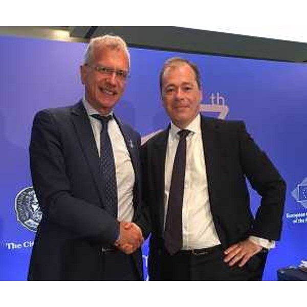 Zanin, vicepresidente della Civex, con il presidente Mark Speich - Zanin, vicepresidente della Civex, con il presidente Mark Speich