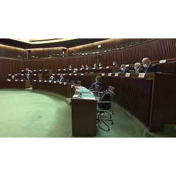 Una seduta della IV Commissione in una foto d'archivio - Una seduta della IV Commissione in una foto d'archivio