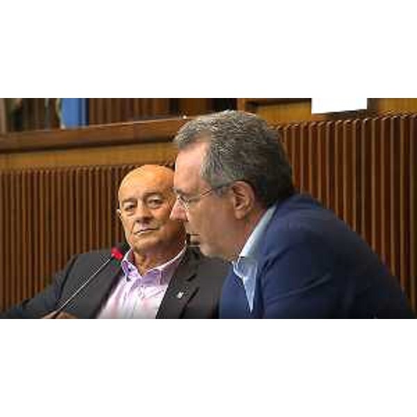 Lorenzo Tosolini (Lega) e l'assessore regionale Graziano Pizzimenti - Lorenzo Tosolini (Lega) e l'assessore regionale Graziano Pizzimenti 