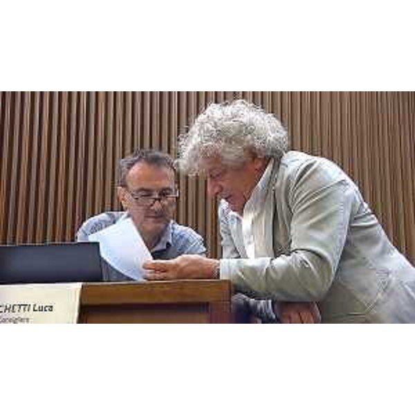 Elia Miani (Lega) con il collega di partito Luca Boschetti - Elia Miani (Lega) con il collega di partito Luca Boschetti