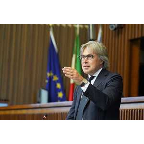 L'assessore regionale Sergio Emidio Bini - L'assessore regionale Sergio Emidio Bini