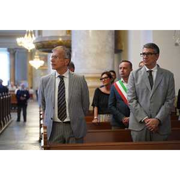 Il presidente Zanin con l'assessore regionale Pierpaolo Roberti; alle loro spalle, il sindaco di Duino-Aurisina, Igor Gabrovec - Il presidente Zanin con l'assessore regionale Pierpaolo Roberti; alle loro spalle, il sindaco di Duino-Aurisina, Igor Gabrovec