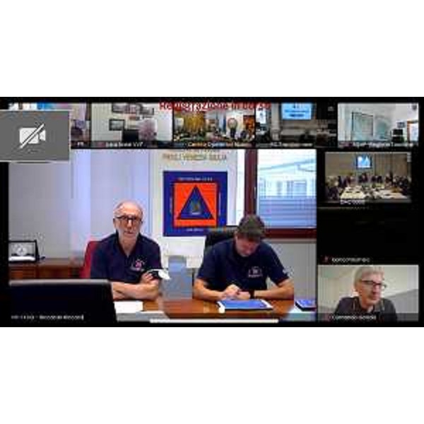 Il vicegovernatore Riccardi in videoconferenza questa mattina da Palmanova - Il vicegovernatore Riccardi in videoconferenza questa mattina da Palmanova 