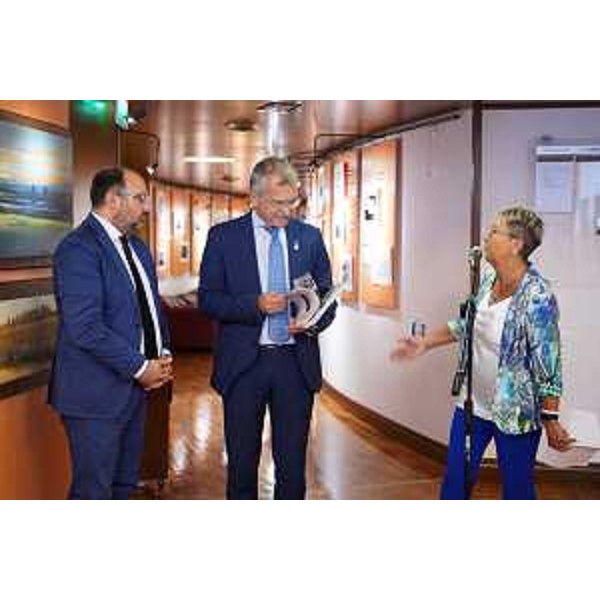 Diego Moretti, il presidente Zanin, la presidente Augustina Savian - Diego Moretti, il presidente Zanin, la presidente Augustina Savian