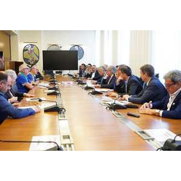 I capigruppo con i sindaci di Treppo Ligosullo e Rigolato - I capigruppo con i sindaci di Treppo Ligosullo e Rigolato