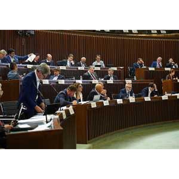 L'Aula durante i lavori - L'Aula durante i lavori