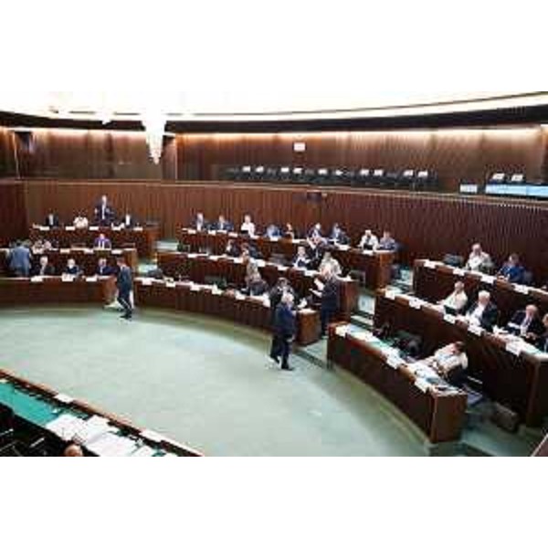 L'Aula durante i lavori - L'Aula durante i lavori
