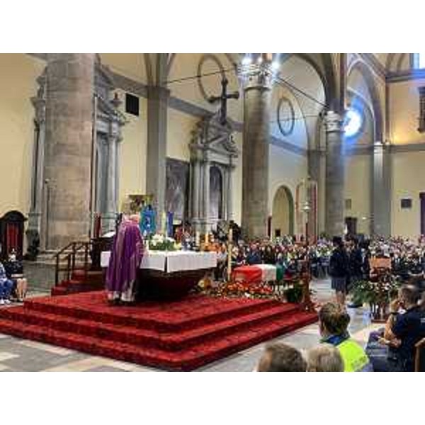 Un altro momento dei funerali di Elena Lo Duca - Un altro momento dei funerali di Elena Lo Duca