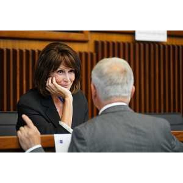 L'assessore regionale Alessia Rosolen con Giuseppe Sibau (PrFvg/Ar) - L'assessore regionale Alessia Rosolen con Giuseppe Sibau (PrFvg/Ar)