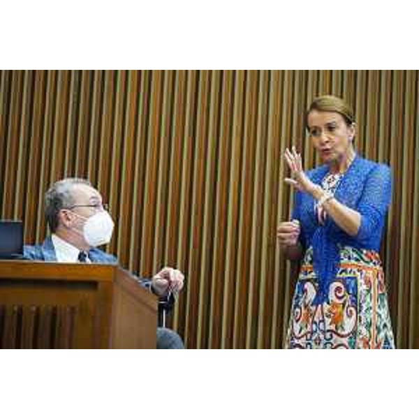 Sergio Bolzonello (Pd) e Mara Piccin (FI) - Sergio Bolzonello (Pd) e Mara Piccin (FI)