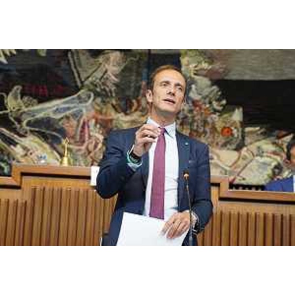 Il governatore Massimiliano Fedriga - Il governatore Massimiliano Fedriga