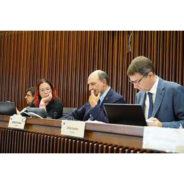 Il Gruppo del M5S nell'aula consiliare - Il Gruppo del M5S nell'aula consiliare