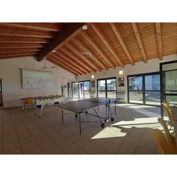 Gli interni del nuovo centro di aggregazione giovanile di Santa Maria la Longa - Gli interni del nuovo centro di aggregazione giovanile di Santa Maria la Longa