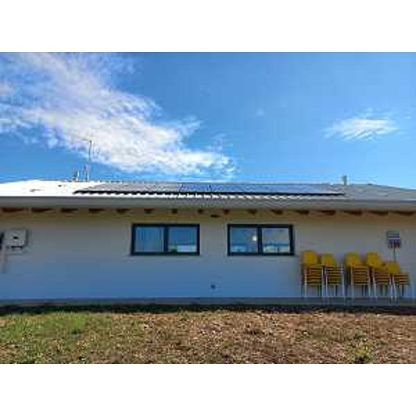 L'esterno del nuovo centro di aggregazione giovanile di Santa Maria la Longa - L'esterno del nuovo centro di aggregazione giovanile di Santa Maria la Longa 