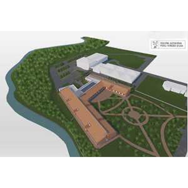 Il rendering che illustra l'intervento della Regione al polo sanitario di Codroipo - Il rendering che illustra l'intervento della Regione al polo sanitario di Codroipo