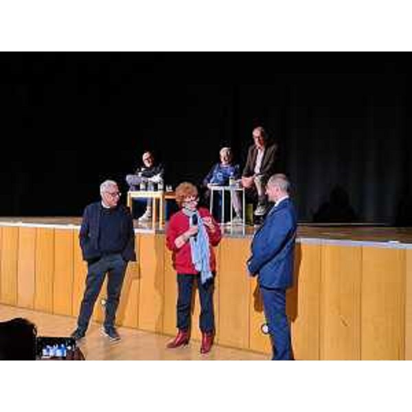 L'assessore Gibelli all'apertura del festival "Leggermente" a San Daniele - L'assessore Gibelli all'apertura del festival "Leggermente" a San Daniele