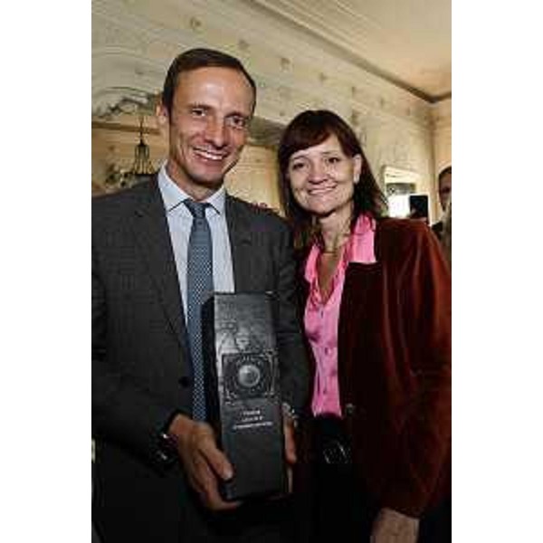 Il governatore del Friuli Venezia Giulia Massimiliano Fedriga assieme a Elena Parovel. - Il governatore del Friuli Venezia Giulia Massimiliano Fedriga assieme a Elena Parovel.