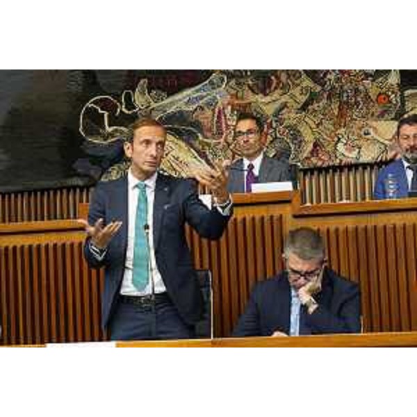 L'intervento in Aula del governatore Fvg, Massimiliano Fedriga - L'intervento in Aula del governatore Fvg, Massimiliano Fedriga