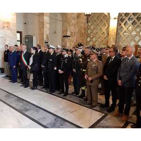 La commemorazione nel famedio della Questura di Trieste di Matteo Demenego e Pierluigi Rotta - La commemorazione nel famedio della Questura di Trieste di Matteo Demenego e Pierluigi Rotta 