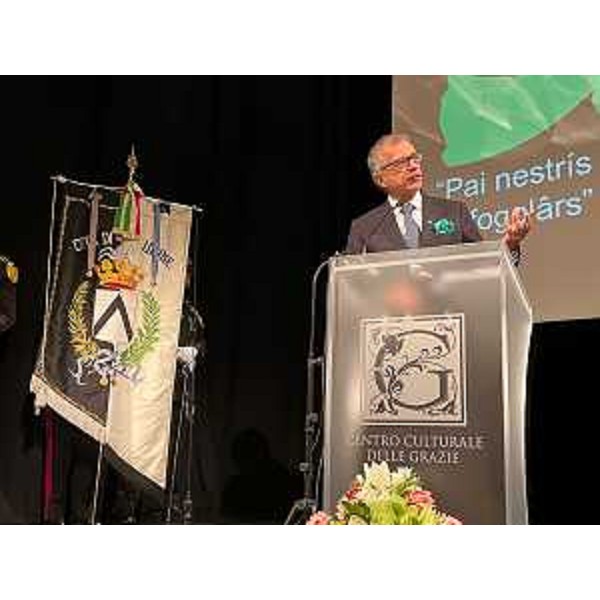 L'intervento del presidente del Cr Fvg, Piero Mauro Zanin - L'intervento del presidente del Cr Fvg, Piero Mauro Zanin