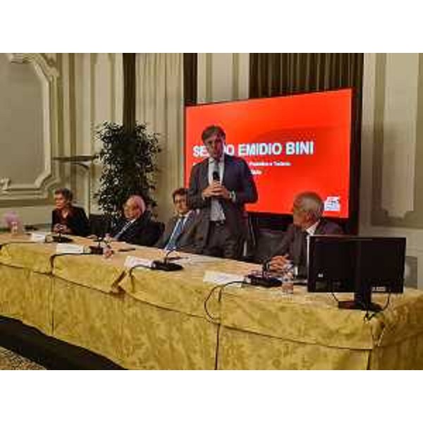 L'assessore Sergio Emidio Bini all'evento per i 190 anni di presenza delle Generali a Pordenone - L'assessore Sergio Emidio Bini all'evento per i 190 anni di presenza delle Generali a Pordenone 