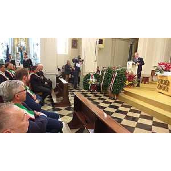 L'intervento del presidente del Cr Fvg, Piero Mauro Zanin, nella chiesa di Flambro - L'intervento del presidente del Cr Fvg, Piero Mauro Zanin, nella chiesa di Flambro