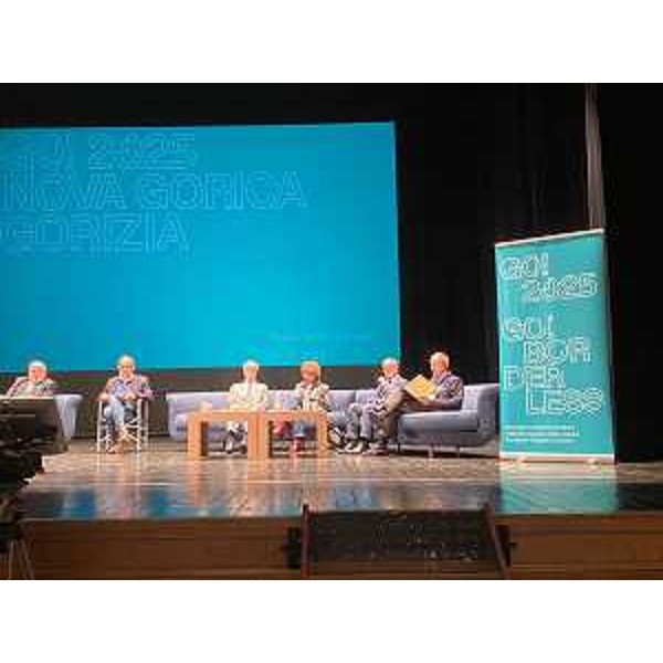 La presentazione di Go!2025 che ha delineato obiettivi, progetti e risorse dellatteso evento culturale. - La presentazione di Go!2025 che ha delineato obiettivi, progetti e risorse dellatteso evento culturale.