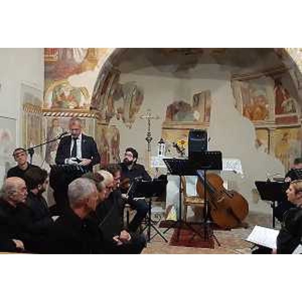 Il presidente del Cr Fvg, Piero Mauro Zanin, a "Parole e musica", a Cormòns - Il presidente del Cr Fvg, Piero Mauro Zanin, a "Parole e musica", a Cormòns