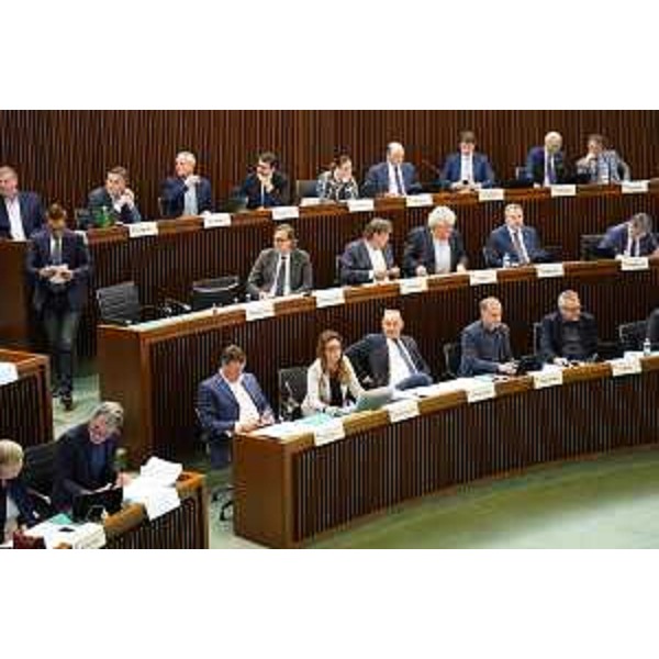 L'aula durante i lavori - L'aula durante i lavori