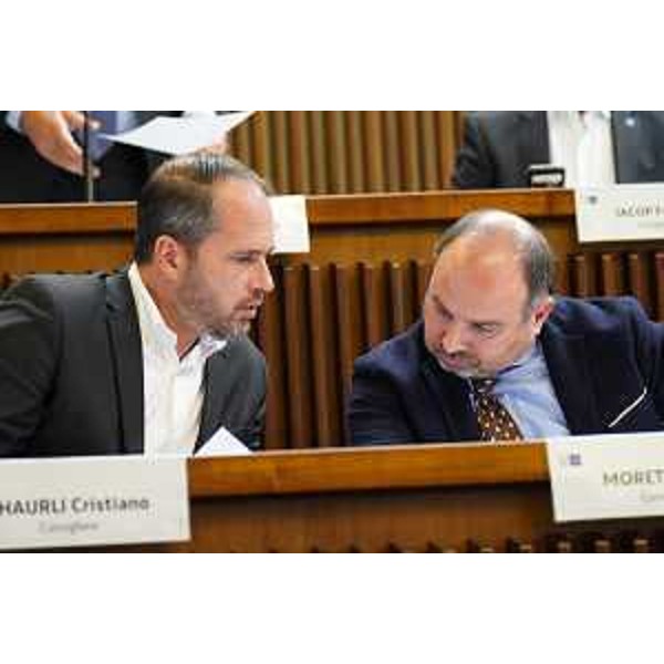 Cristiano shaurli e Diego Moretti (Pd) - Cristiano shaurli e Diego Moretti (Pd)