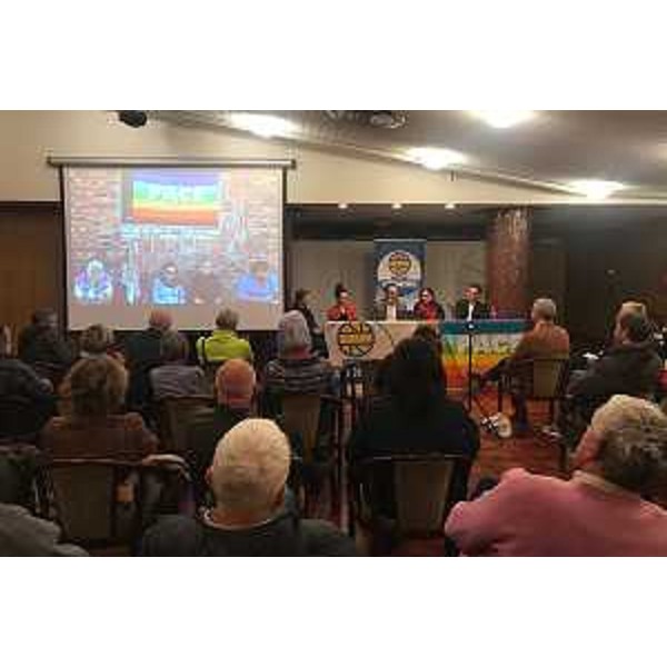 Un momento dell'incontro di Gorizia - Un momento dell'incontro di Gorizia