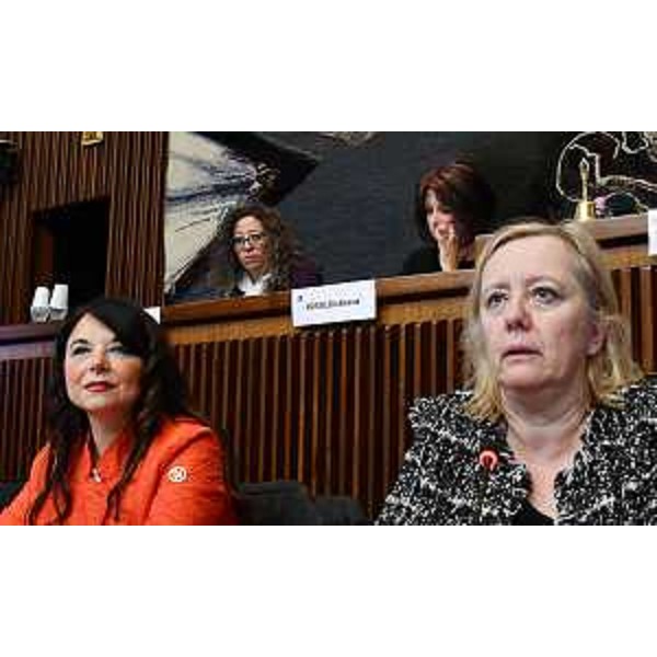 L'assessore Rosolen (in alto a destra) e la presidente della Crpo del Friuli Venezia Giulia Dusy Marcolin (in basso a destra). - L'assessore Rosolen (in alto a destra) e la presidente della Crpo del Friuli Venezia Giulia Dusy Marcolin (in basso a destra).