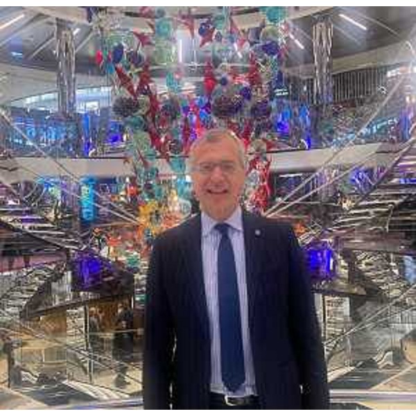 Piero Mauro Zanin, presidente del Consiglio regionale Fvg, nella nuova Msc Seascape - Piero Mauro Zanin, presidente del Consiglio regionale Fvg, nella nuova Msc Seascape